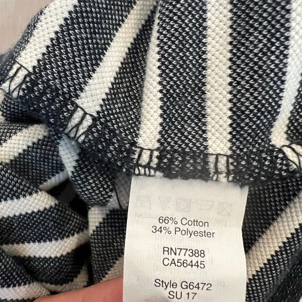 Madewell Melody Striped Mini Off Shoulder Dress S